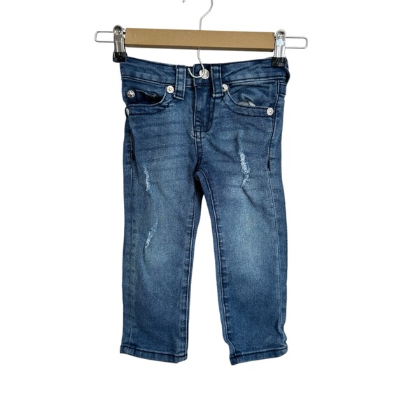 True Religion Geno Relaxed Slim Distressed Jeans Size 2T - Picture 1 of 6